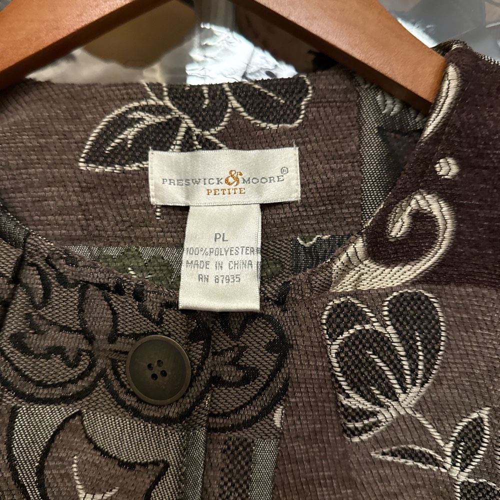 Preswick & Moore Multicolor Patchwork Blazer - image 3